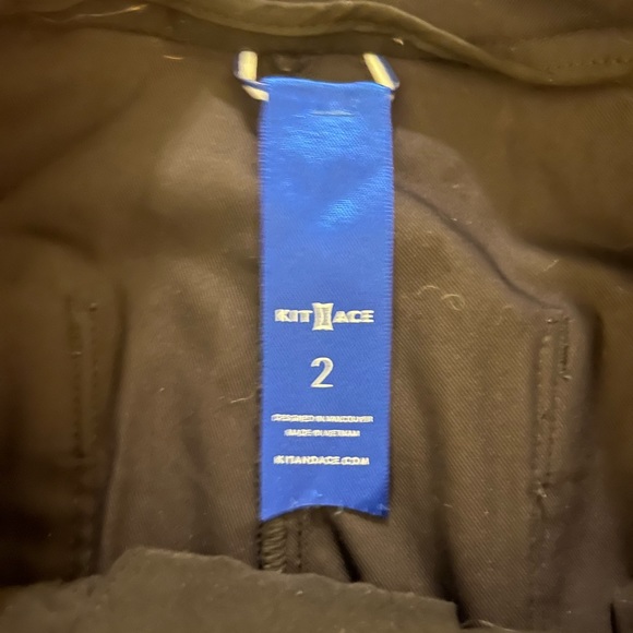 Kit And Ace New Heights High Rise Pant in Black Sz 2 - Picture 3 of 5